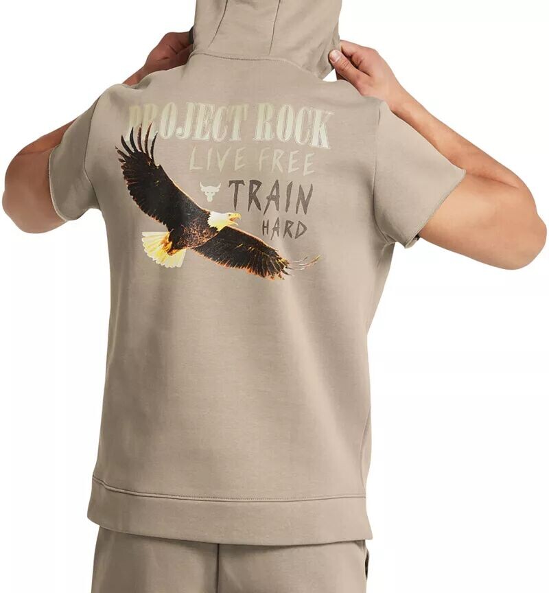 

Мужская флисовая толстовка с короткими рукавами Under Armour Project Rock Icon