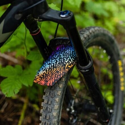 

Необычное велосипедное крыло Ground Keeper, цвет Untamed Orange/Purple/Blue/Matte