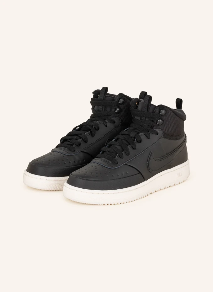 

Высокие кеды court vision mid Nike, черный
