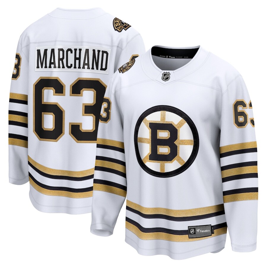 

Джерси Fanatics Branded Boston Bruins, белый
