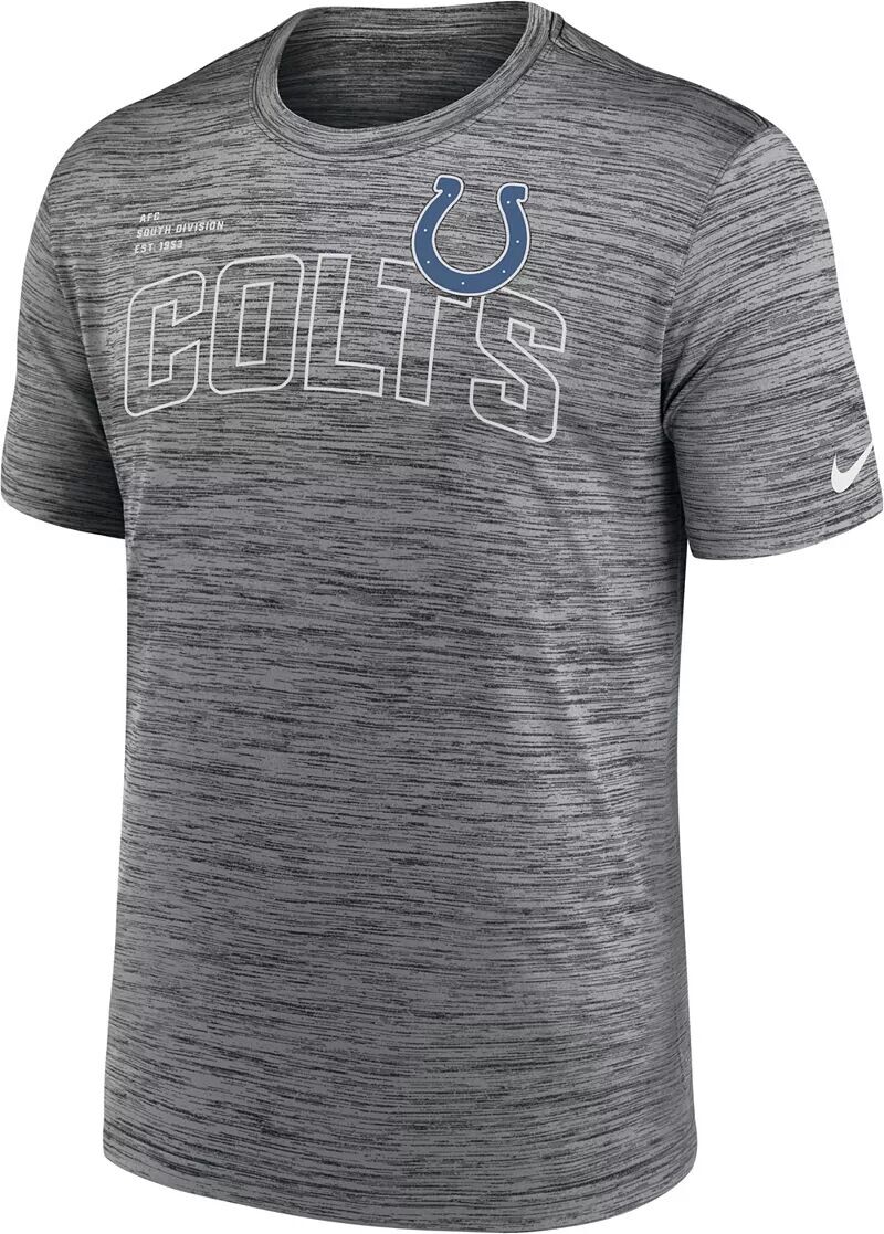 

Мужская футболка Nike Indianapolis Colts Velocity Arch антрацитового цвета