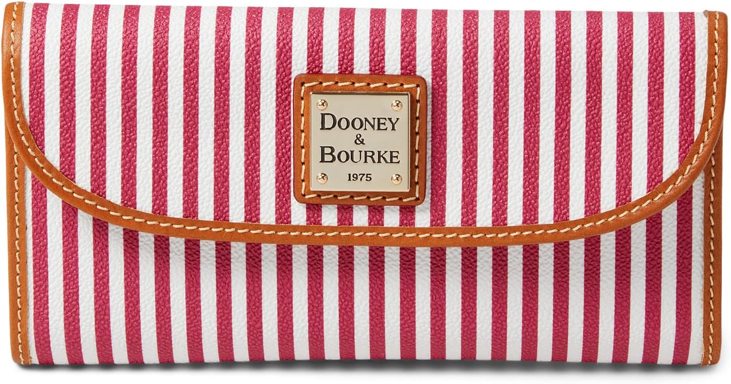 

Кошелек Stripe Continental Clutch Dooney & Bourke, фуксия