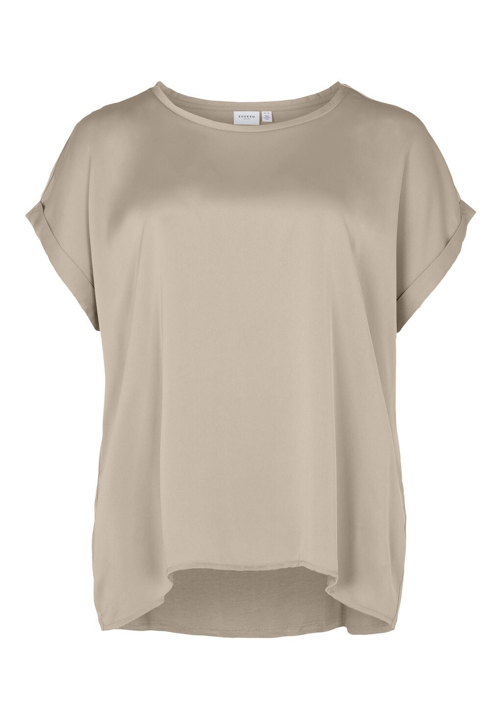 

Блузка PLUS SIZE ÜBERGRÖSSEN BASIC GLÄNZEND VILLET VILA, цвет beige