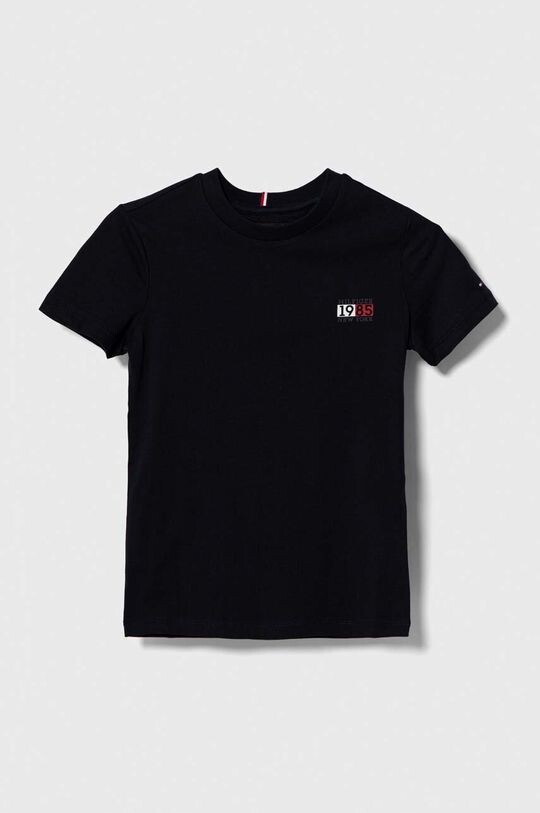 

Хлопковая футболка для детей Tommy Hilfiger, темно-синий