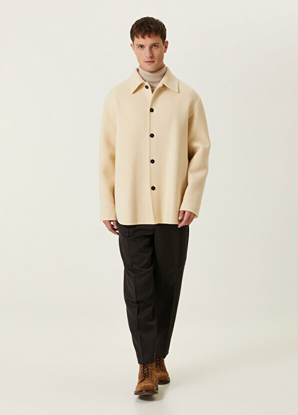 

Коричневые шерстяные брюки Jil Sander, Коричневый