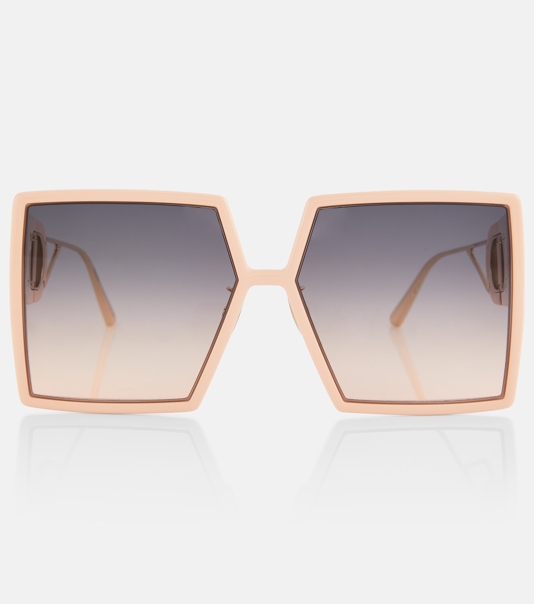 Солнцезащитные очки в массивной оправе 30Montaigne SU Dior Eyewear, розовый