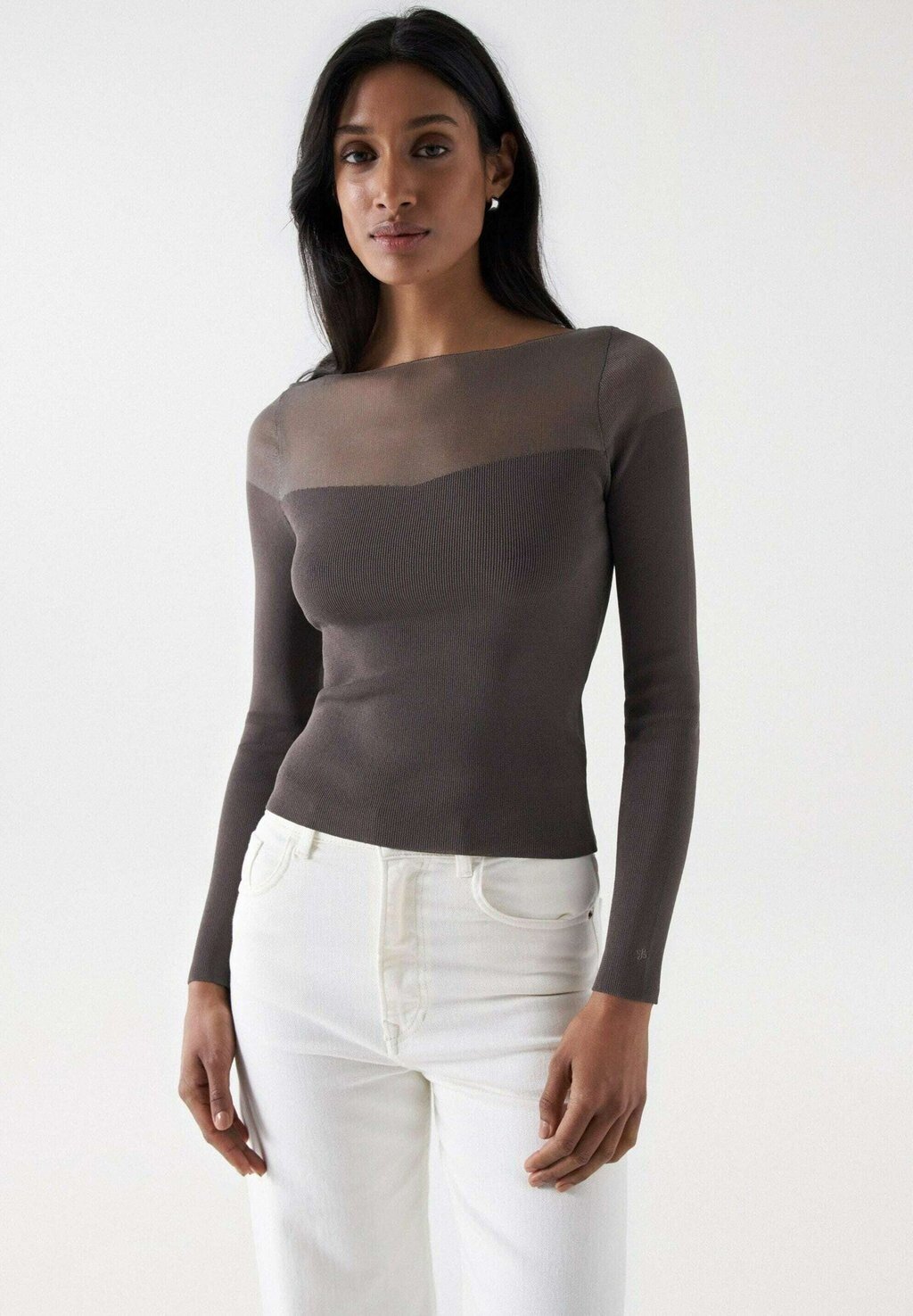 

Джемпер Jersey de punto Salsa Jeans, серый
