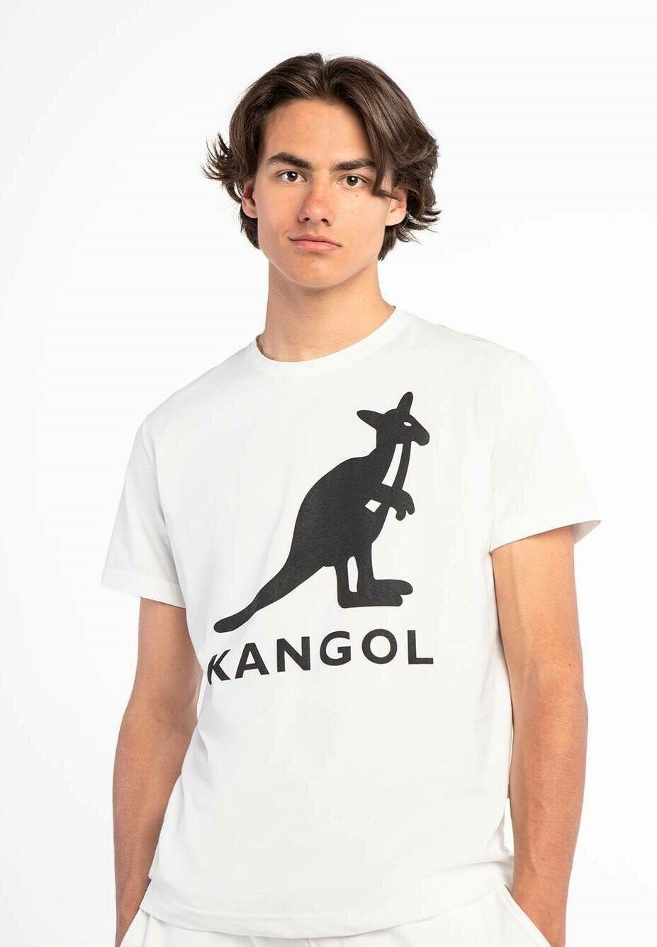 

Футболка с принтом Kangol, белый