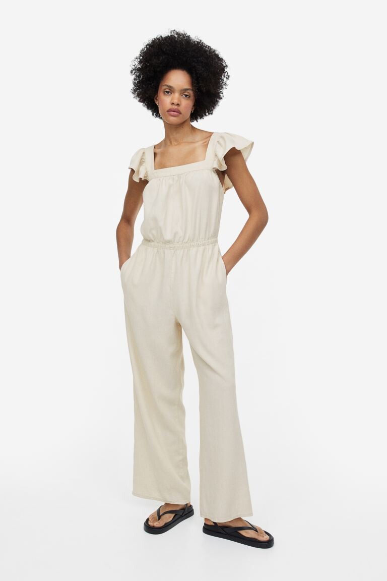 

Комбинезон из смесового льна H&M