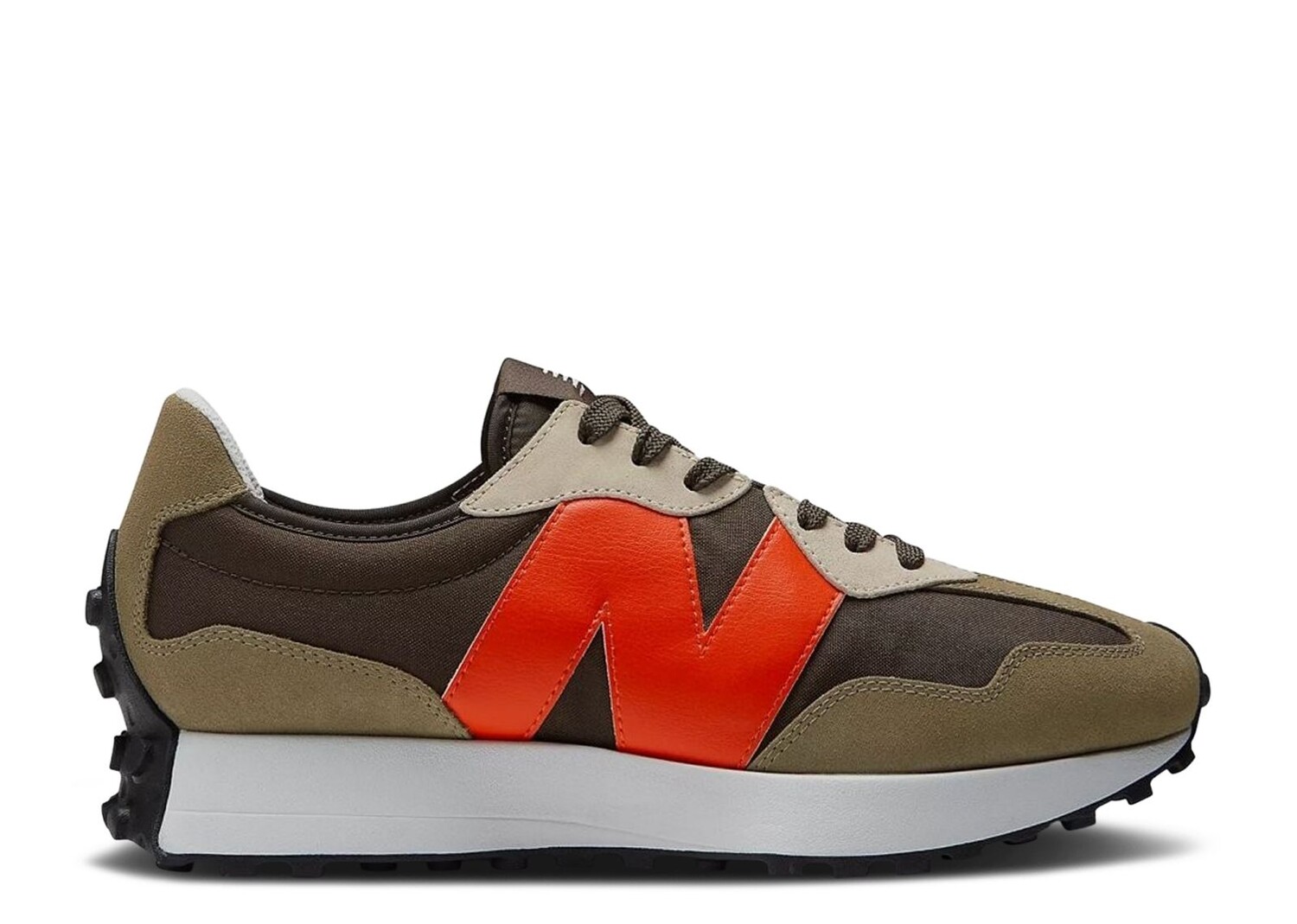 

Кроссовки New Balance 327 'True Olive Vibrant Orange', зеленый