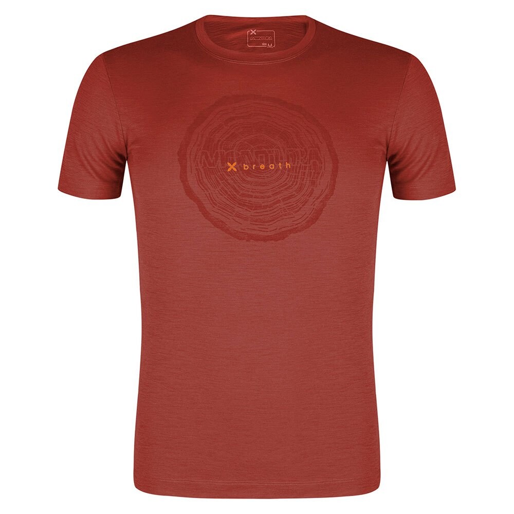 

Футболка с коротким рукавом Montura Merino Breath, красный