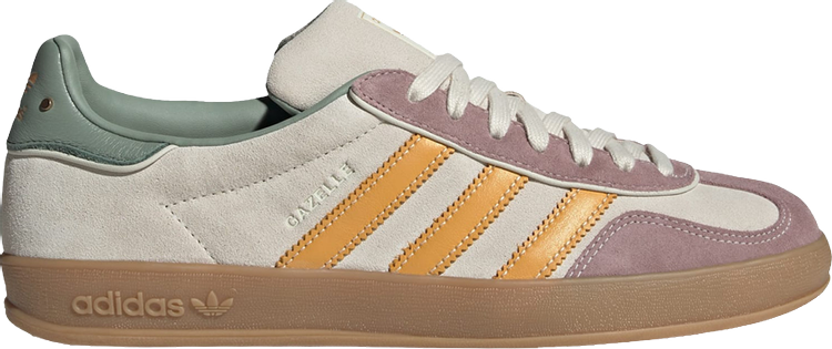 

Кроссовки Gazelle Indoor 'Off White Preloved Yellow', кремовый