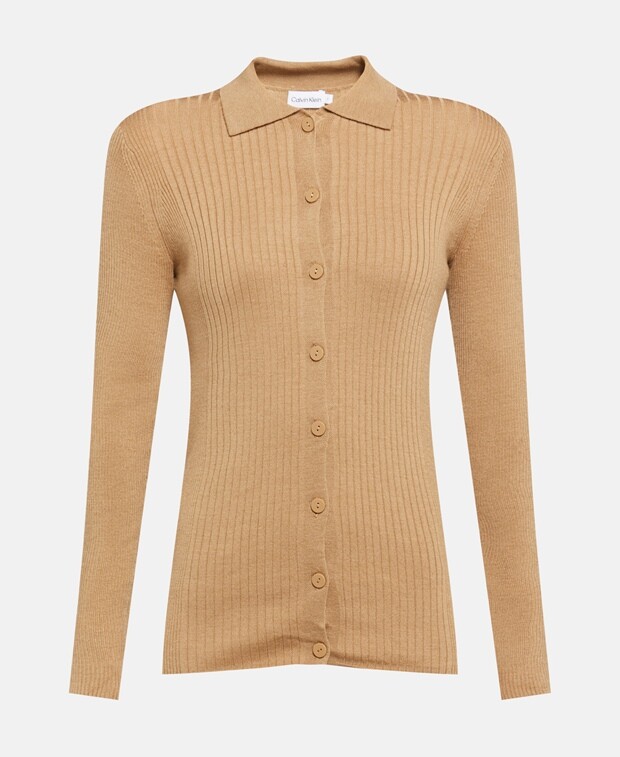 

Кардиган Calvin Klein, бронзовый