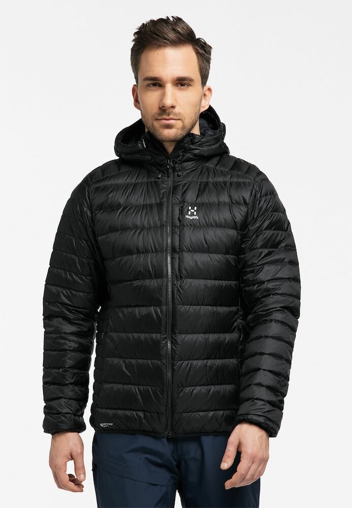 

Пуховик ROC HOOD Haglöfs, цвет true black