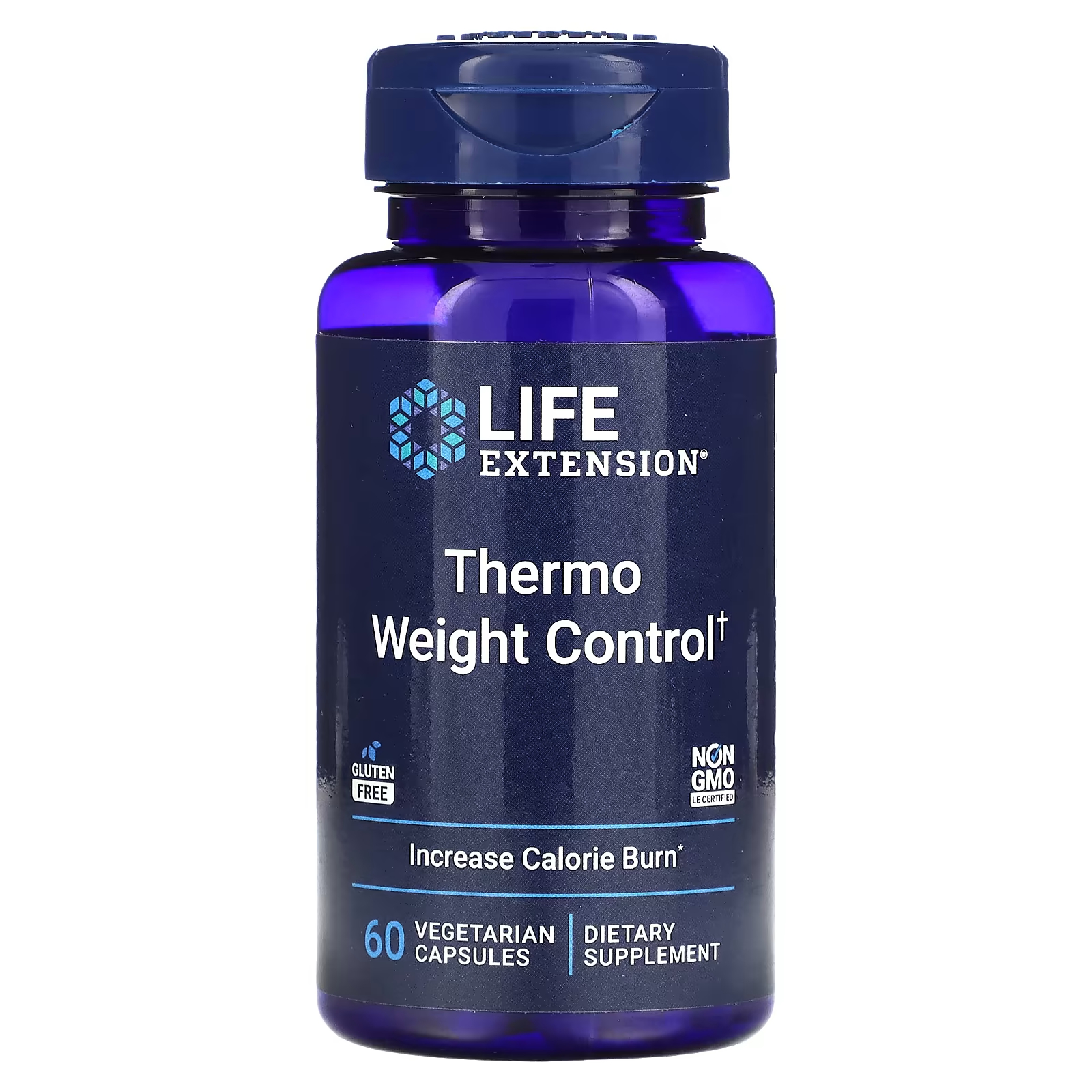 Пищевая добавка Life Extension Thermo Control, 60 капсул пищевая добавка life extension life extension mix 360 капсул