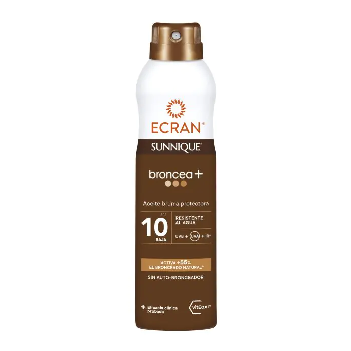 

Средство для загара sunnique aceite bruma protectora fps10 Ecran, объем 250 мл