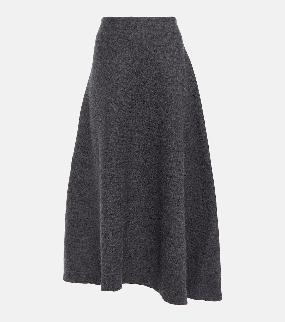 

Юбка миди асимметричного кроя из шерсти JIL SANDER, серый