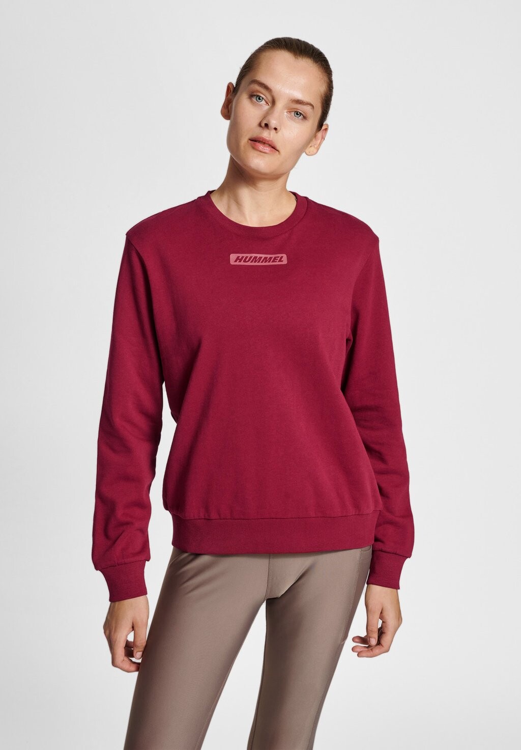 

Толстовка с капюшоном Hummel, бордовый, Красный