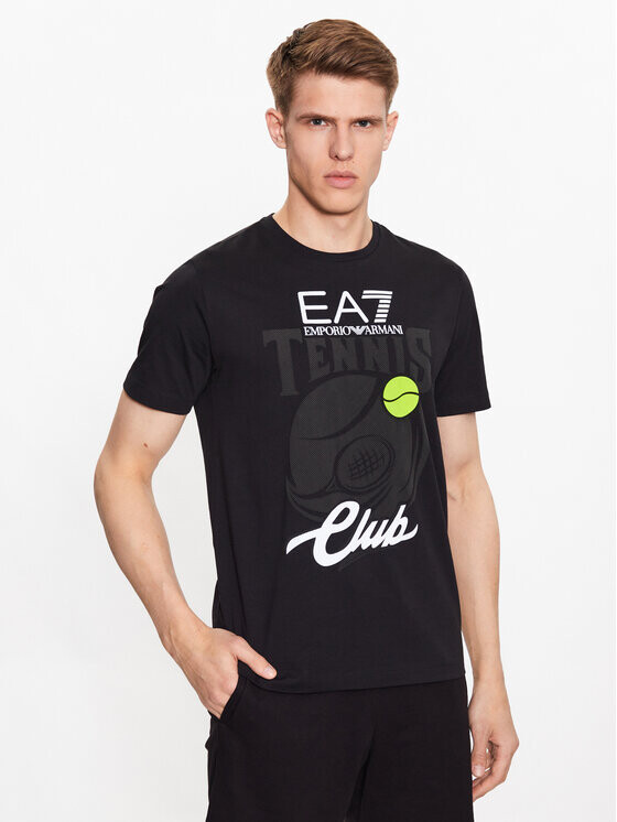 

Футболка стандартного кроя Ea7 Emporio Armani, черный