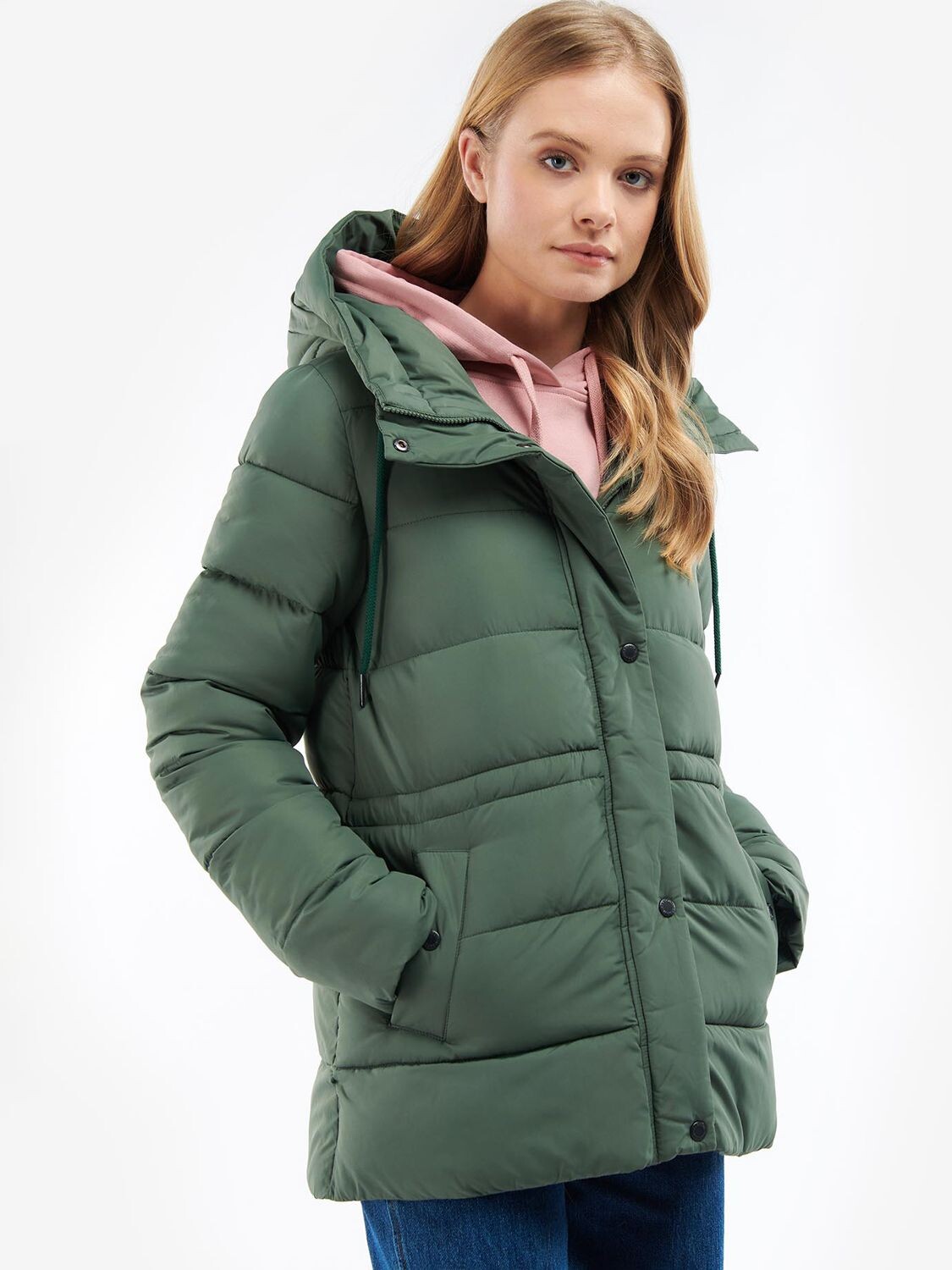 

Стеганая куртка Barbour Littlebury, алхимический зеленый