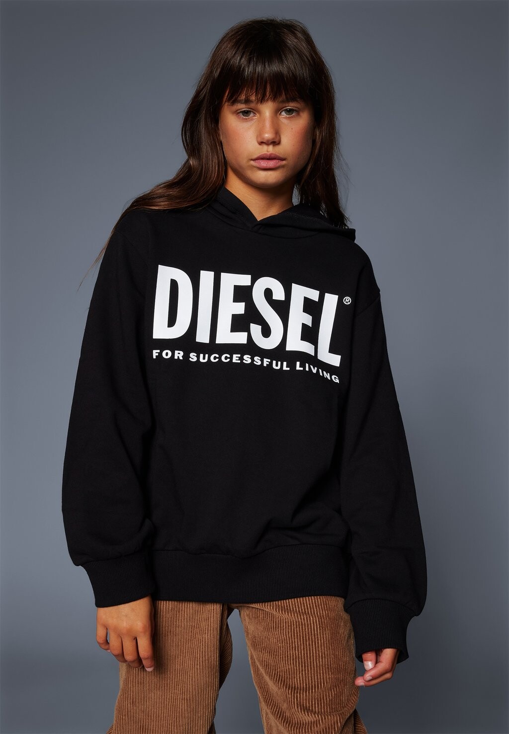 

Толстовка Lsfort Over Hood Unisex Diesel, черный