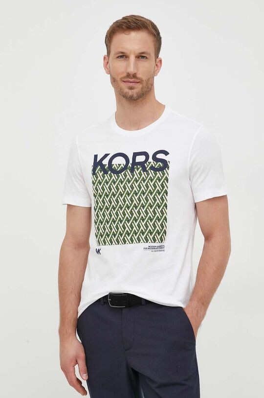 

Хлопковая футболка Michael Kors, белый