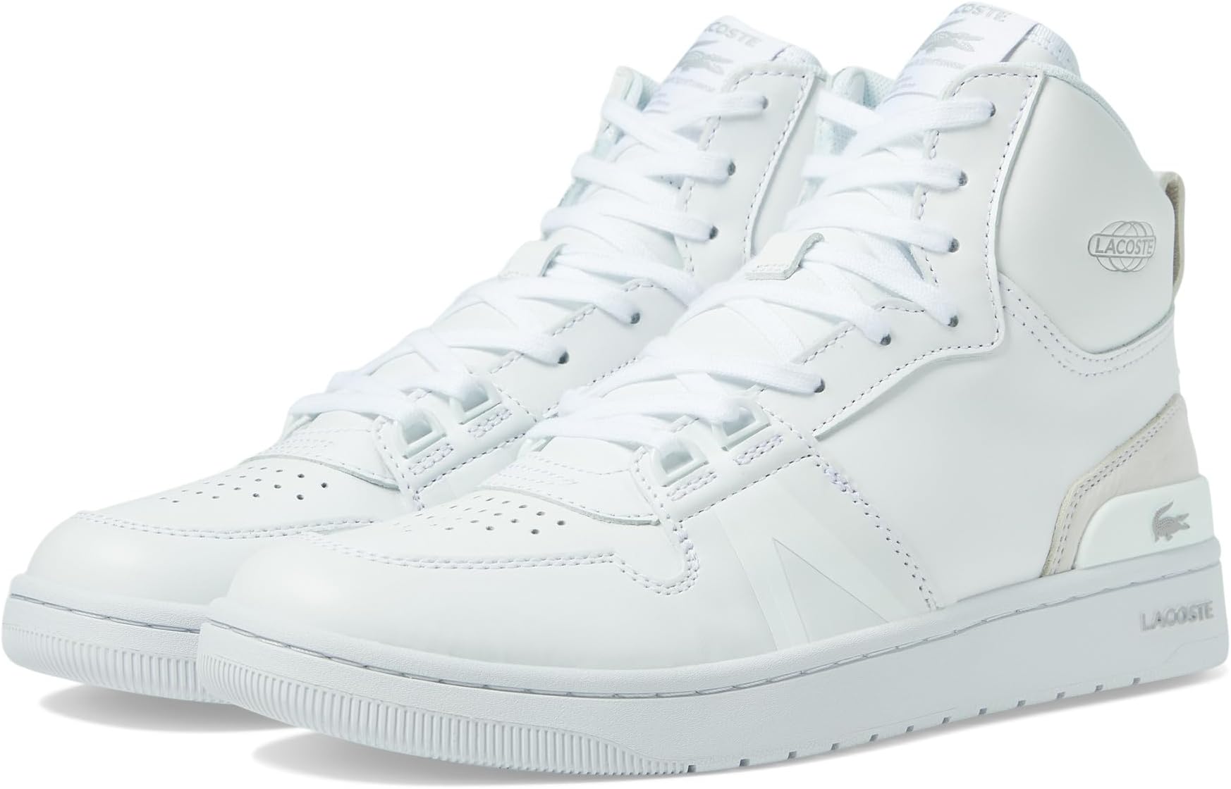 Кроссовки L001 Mid 223 4 SFA Lacoste, цвет White/White кроссовки lacoste l001 white offwhite