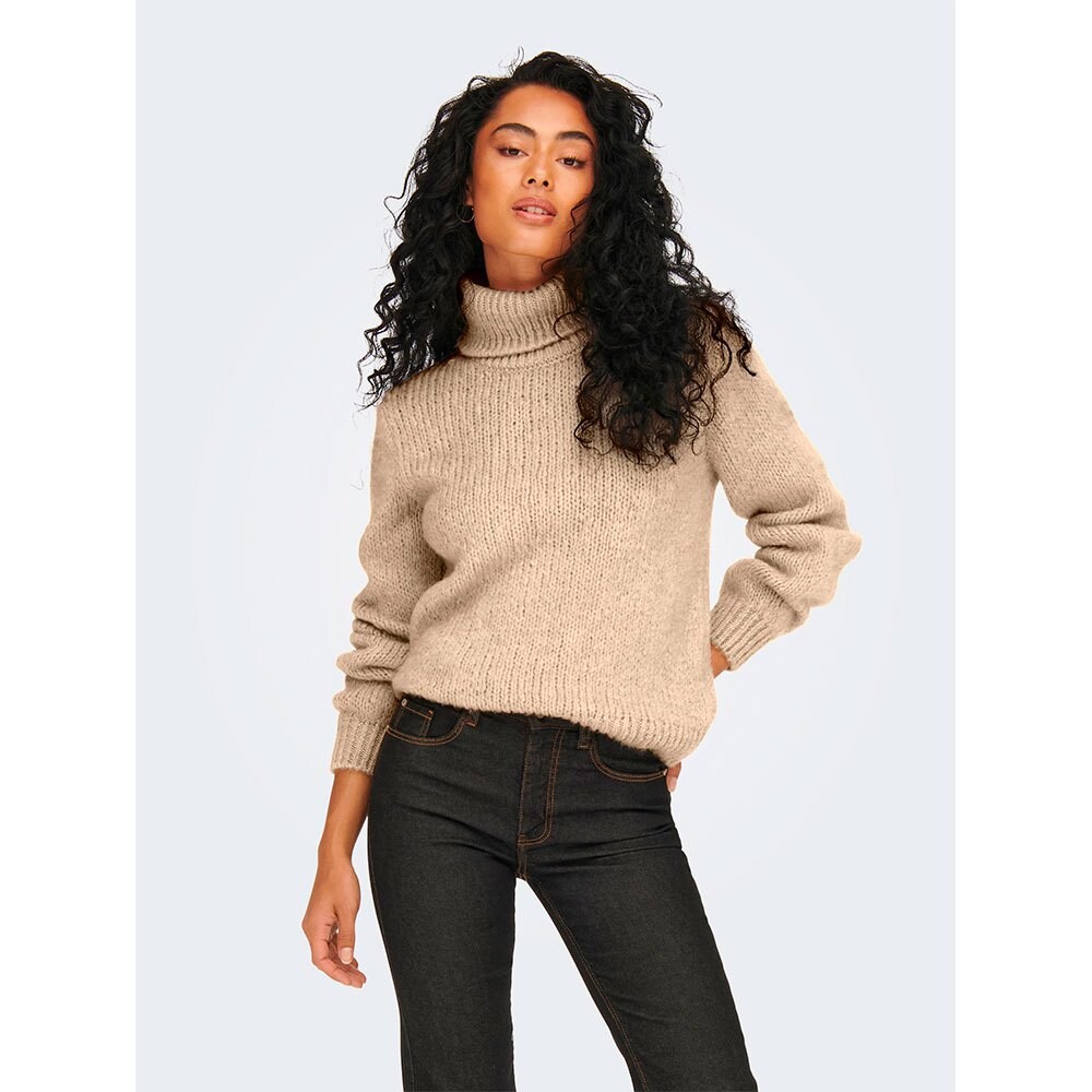 

Свитер Jdy Dinea Solid Roll Neck, бежевый