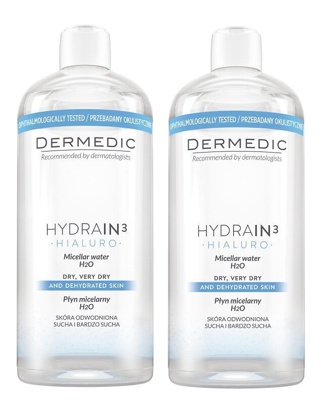

Dermedic Hydrain3 Hialuro мицеллярная жидкость, 2 шт.