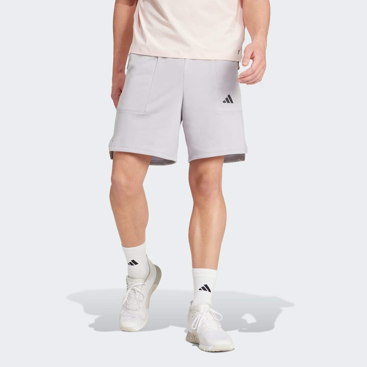 

Шорты для тренировок на насосе Adidas, цвет Glory Grey