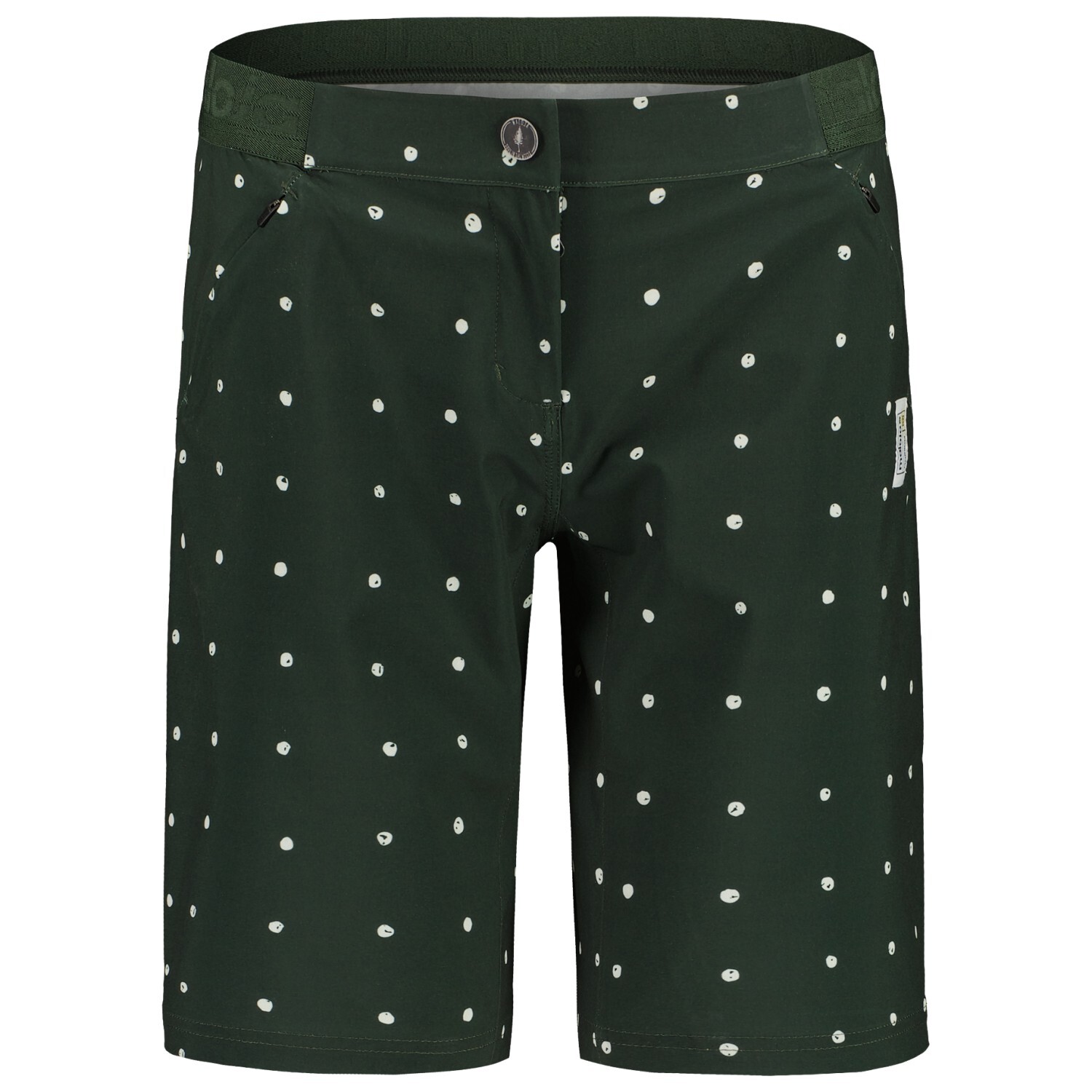 

Шорты Maloja Women's AnemonaM Printed, цвет Deep Forest Bubbledots