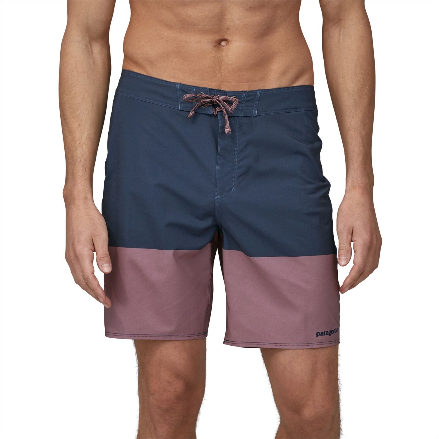

Шорты Patagonia Hydropeak 18" Boardshorts, цвет Santa Cruz Block: Evening Mauve