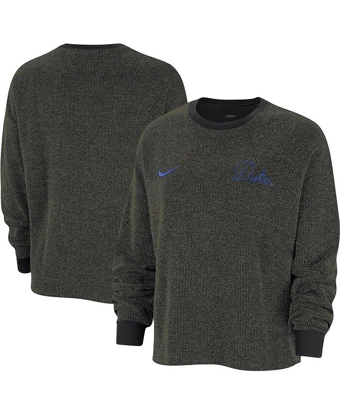 

Женский черный пуловер с надписью Duke Blue Devils для йоги Nike, черный