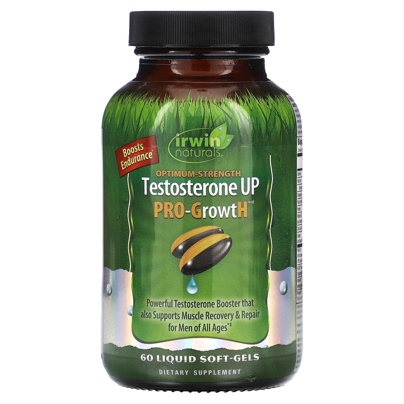 Irwin Naturals Optimum-Strength Testosterone UP Pro-GrowtH 60 мягких таблеток irwin naturals testosterone up prostate defense двойного действия 60 мягких таблеток