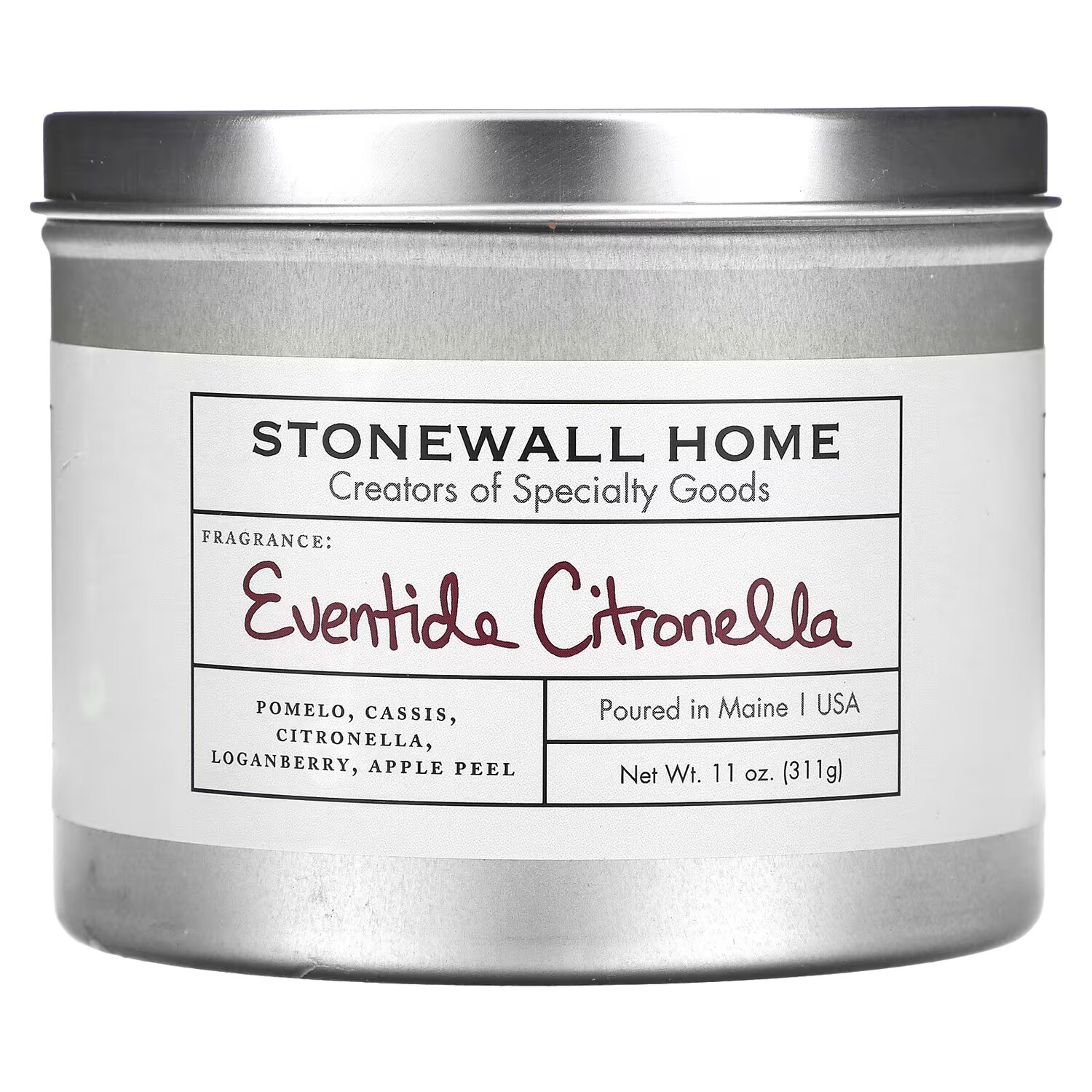 

Свеча Stonewall Kitchen Eventide Citronella