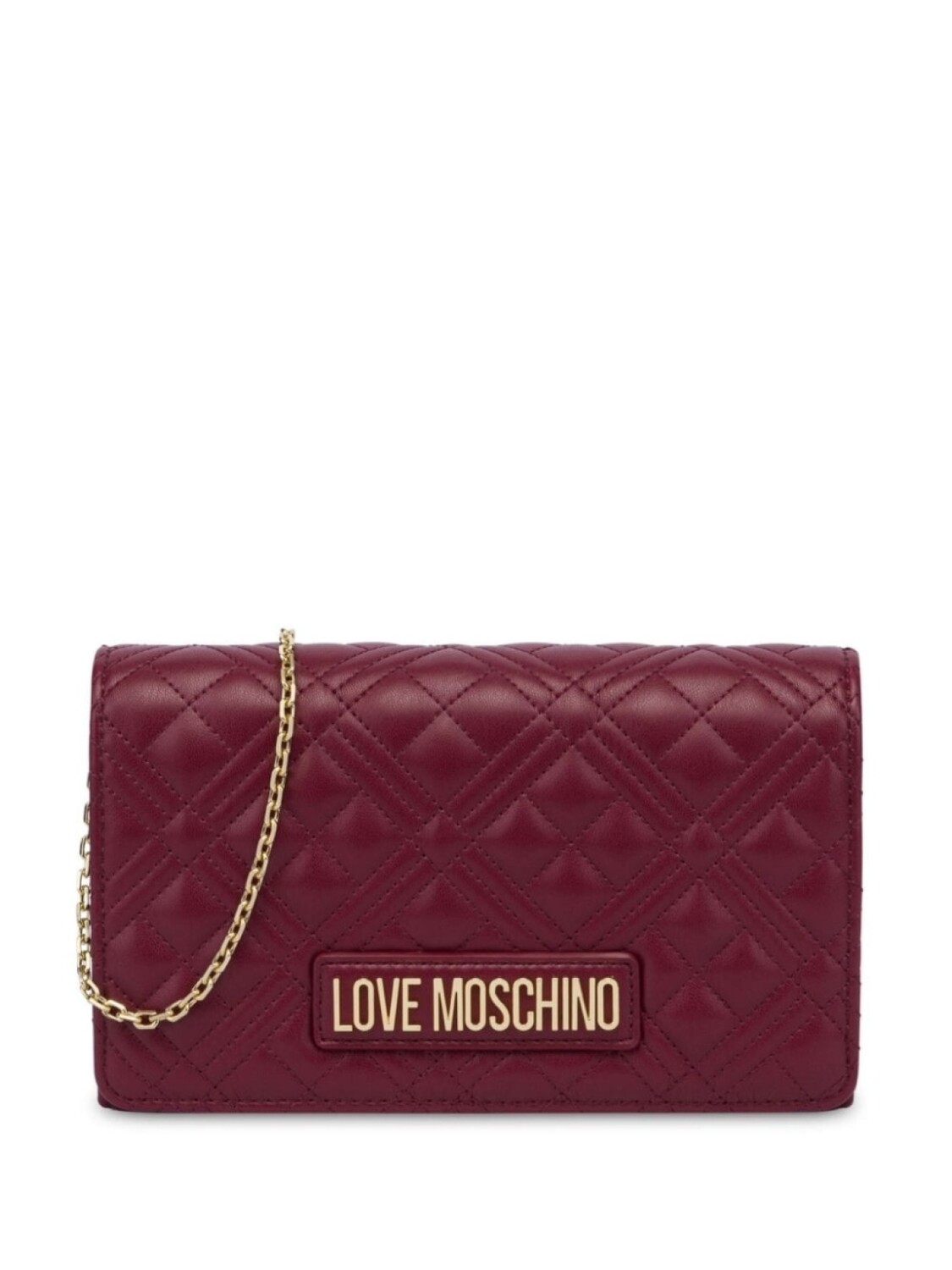 

Love Moschino стеганая сумка через плечо, красный