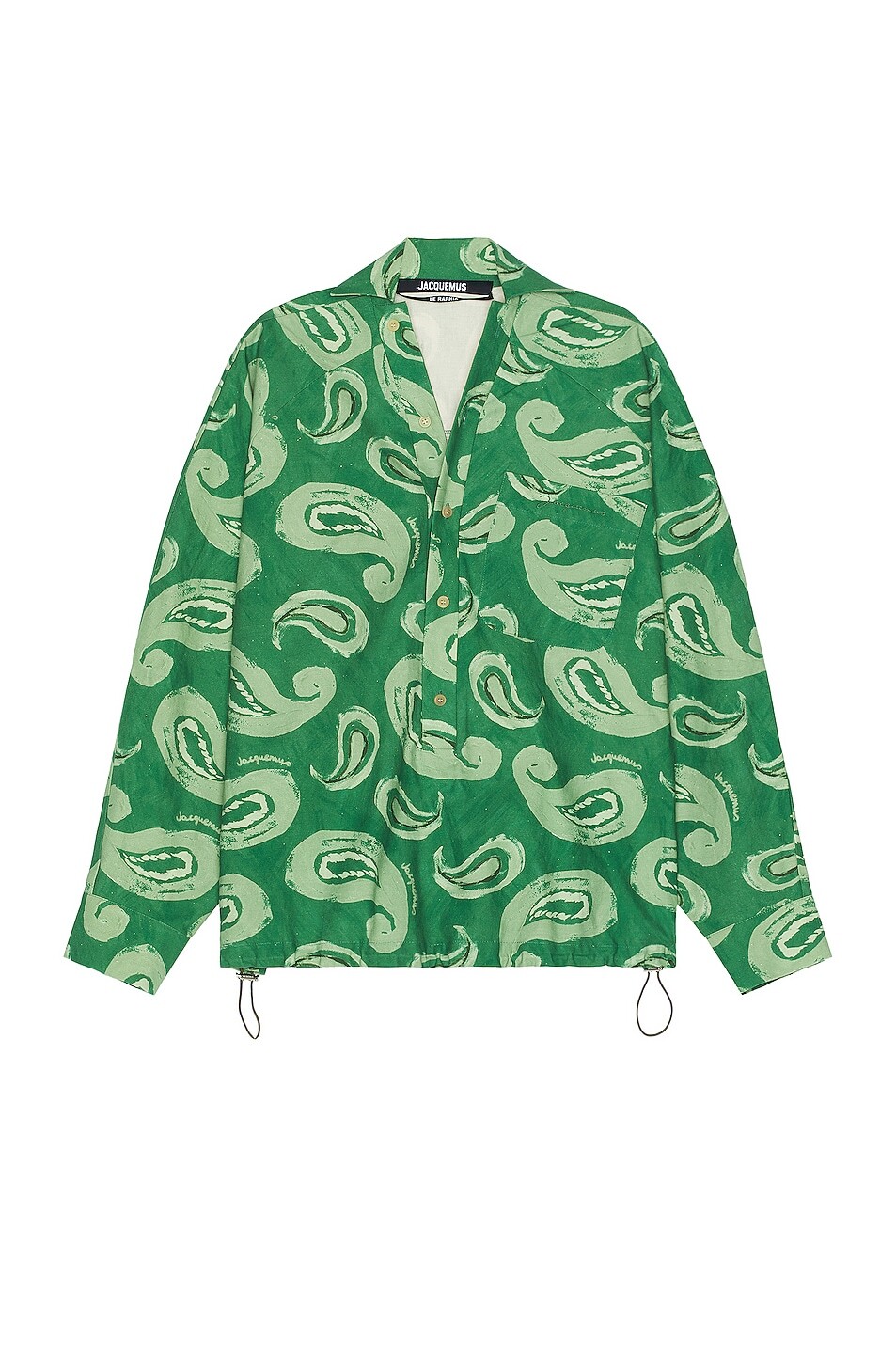 

Рубашка Jacquemus Le Haut Pingo, зеленый