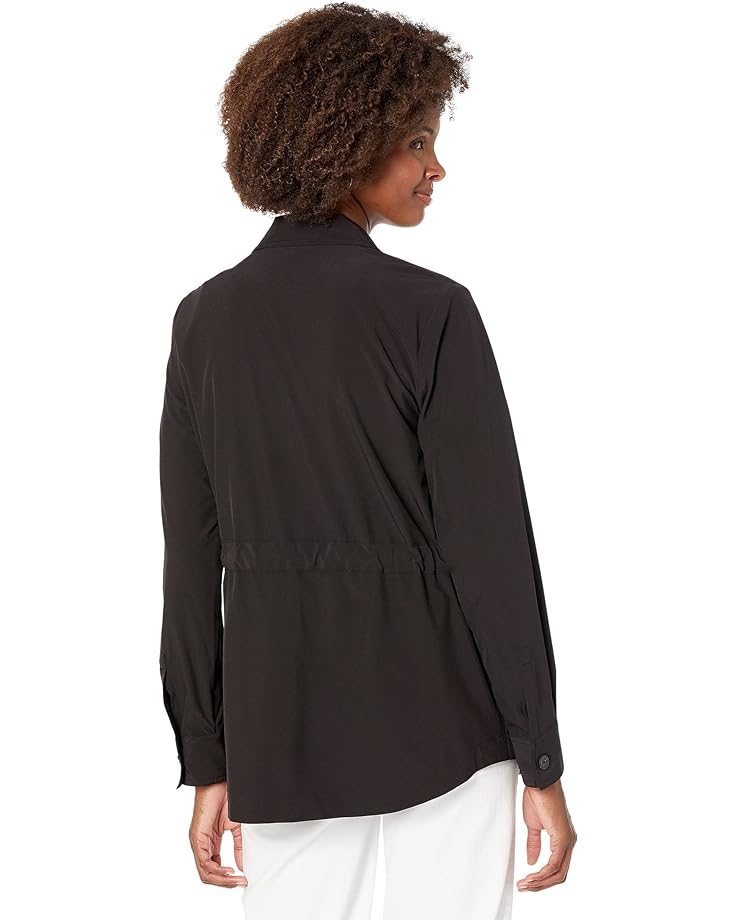 Куртка Calvin Klein Solid Notch Collar Jacket, черный рубашка calvin klein satin notch collar classic button down черный
