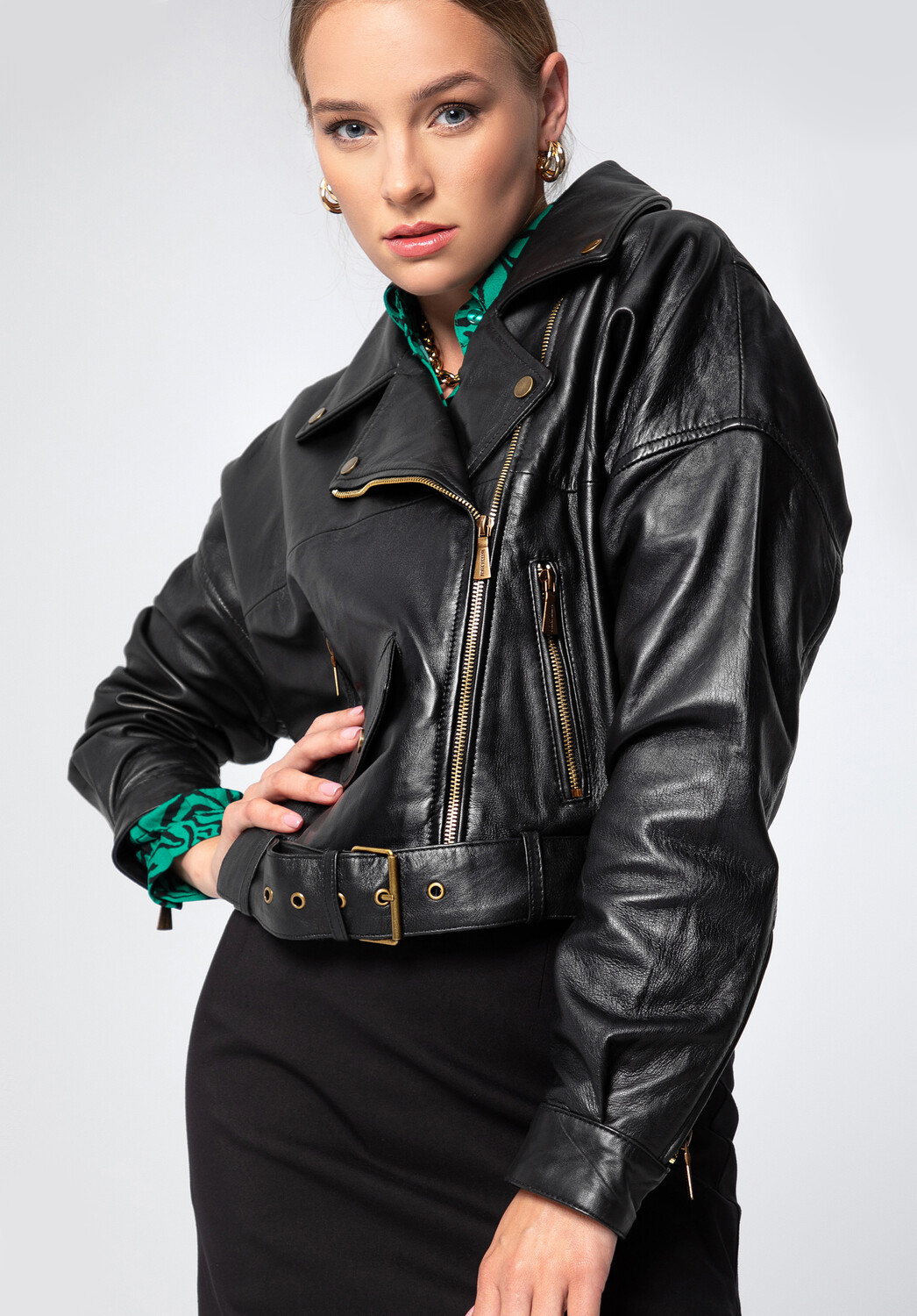 

Кожаная куртка Wittchen Natural leather jacket, черный