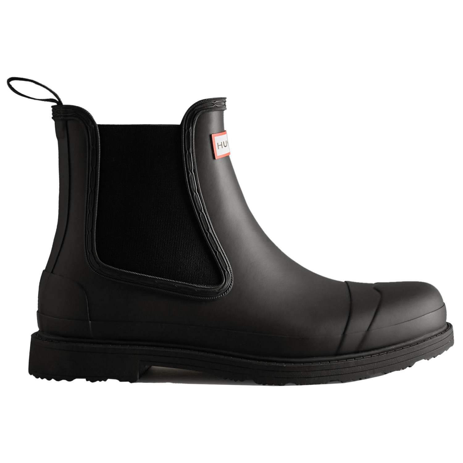 Резиновые сапоги Hunter Boots Commando Chelsea Boot, черный ripped chelsea boots women 2022 summer canvas slip on platform boot ladies personalized breathable ankle boots botas de mujer