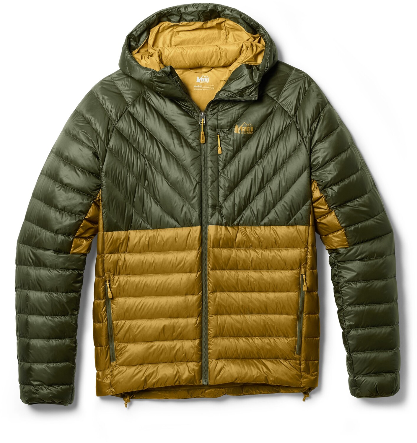 

Толстовка Magma 850 Down Hoodie - Мужская REI Co-op, зеленый