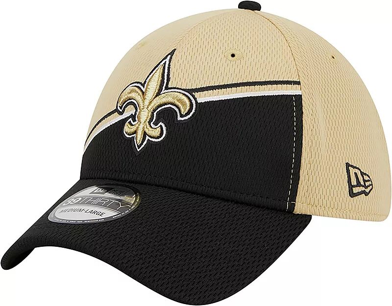 

Мужская кепка New Era New Orleans Saints 2023 Sideline Alternate Black 39Thirty Stretch Fit