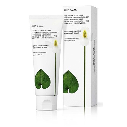

Успокаивающая очищающая пенка Heartleaf, 4,05 эт. Oz — Ежедневное мягкое средство для умывания для чувствительной кожи, Huecalm