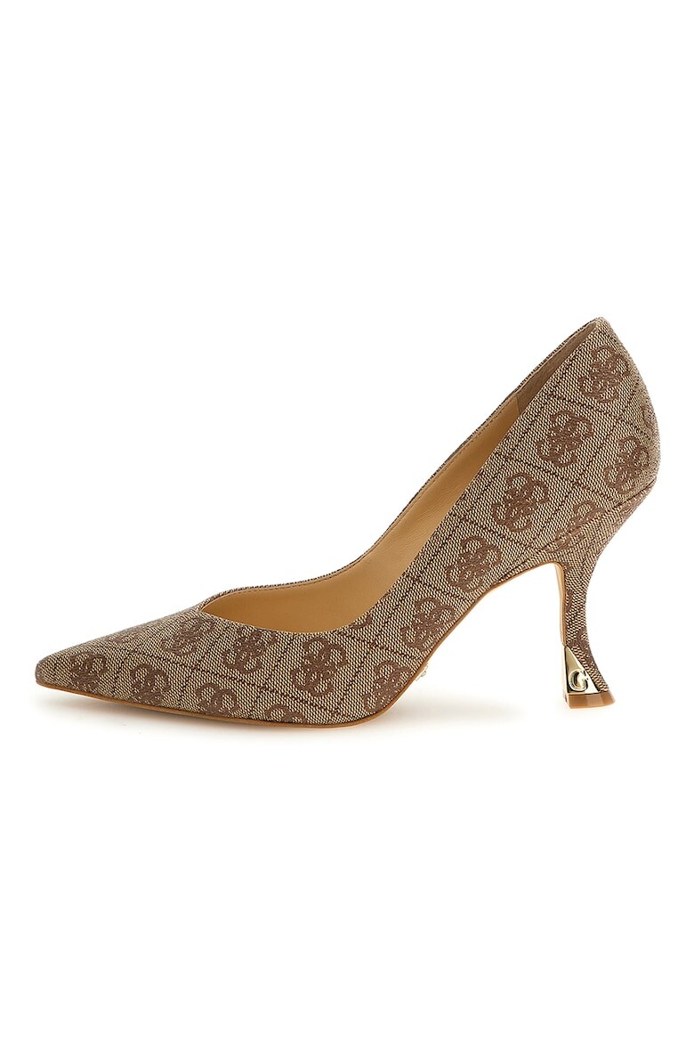 

Туфли из экокожи с логотипом Guess, коричневый