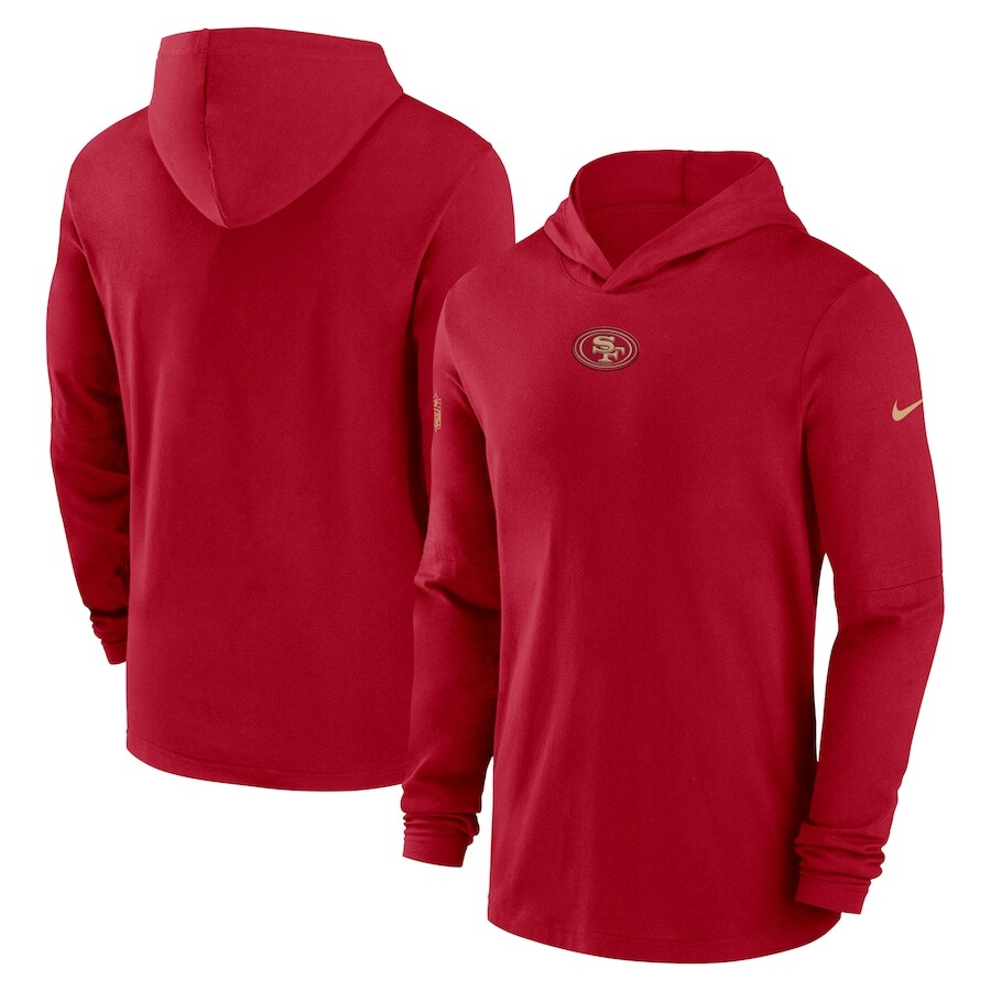 

Футболка с длинным рукавом Nike San Francisco 49Ers, алый