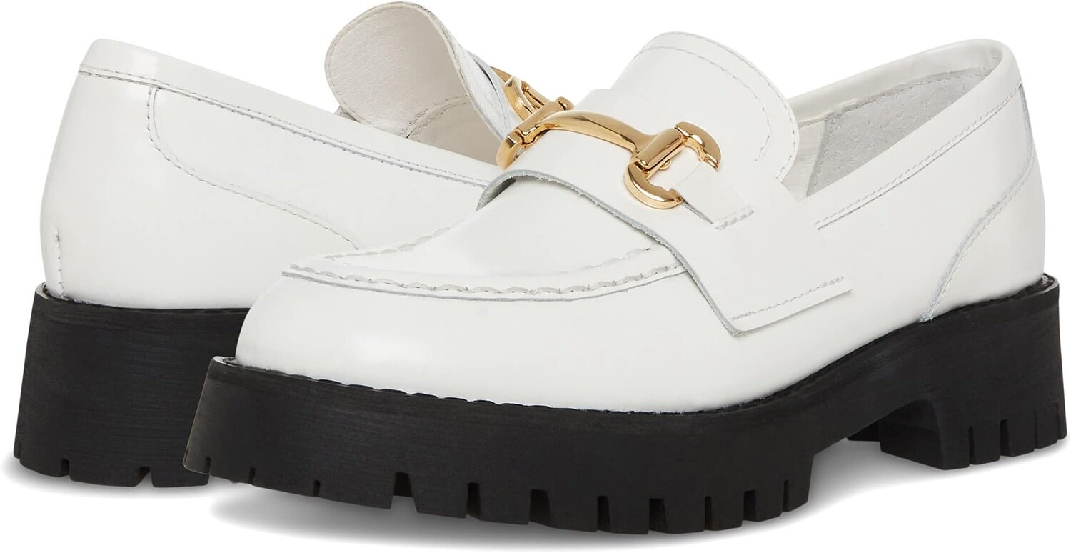 

Лоферы Lando Loafer Steve Madden, белая кожа, Белый