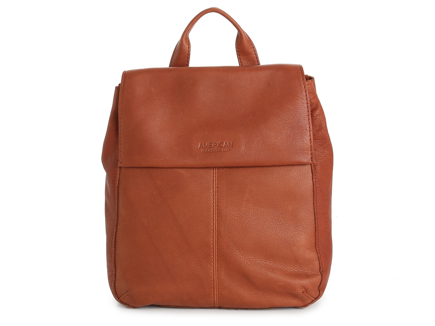 Рюкзак American Leather Co. кожаный, коричневый женская большая сумка hope american leather co