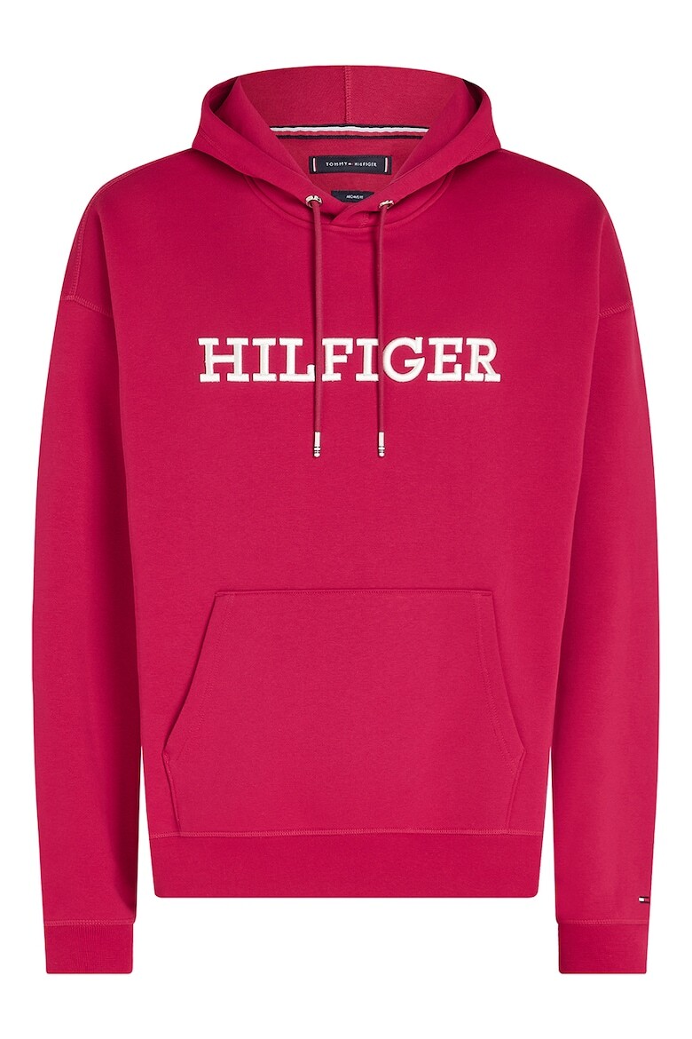 

Толстовка с карманом-кенгуру Tommy Hilfiger, фуксия