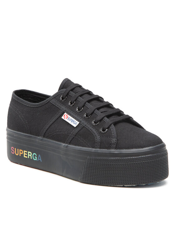 

Кроссовки из ткани Superga, черный