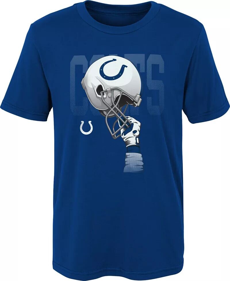 

Nfl Team Apparel синяя футболка Indianapolis Colts Helmets для мальчиков
